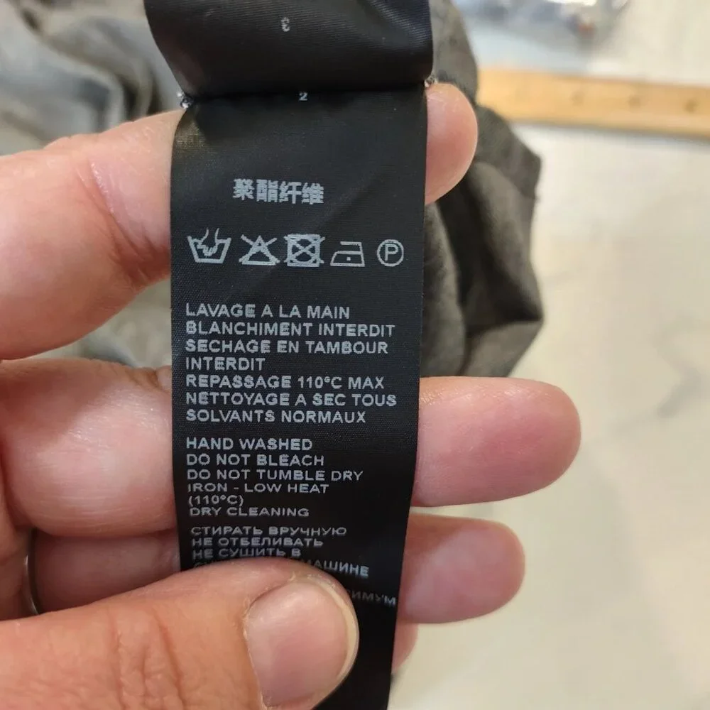 Kooples Shirt Mens Size S Womens M Polo Gray Academia Preppy Lightweight NEW - Picture 11 of 11